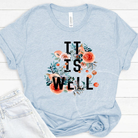 It Is Well Graphic Tee - MyDiscoveryRoom