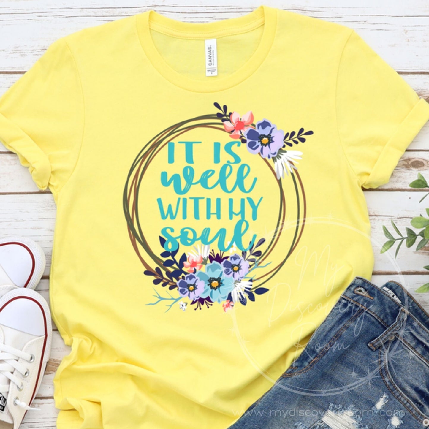 It Is Well With My Soul Graphic Tee - MyDiscoveryRoom