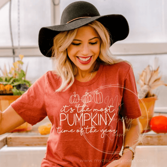 It's The Most Pumpkiny Time Of The Year Graphic Tee - MyDiscoveryRoom