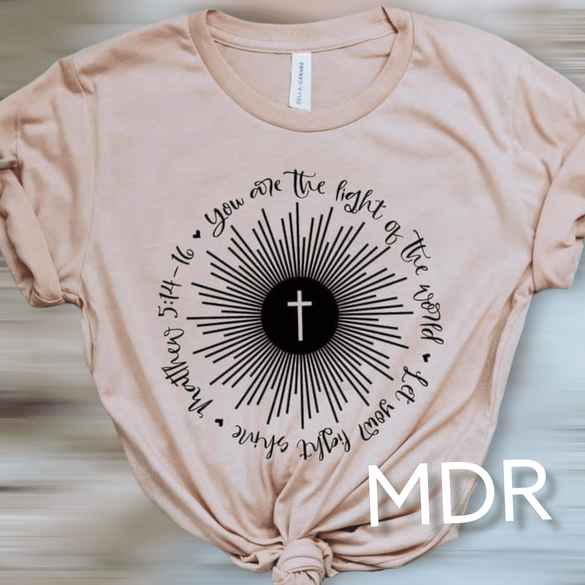 Light Of The World Matthew 5:14 Graphic Tee - MyDiscoveryRoom