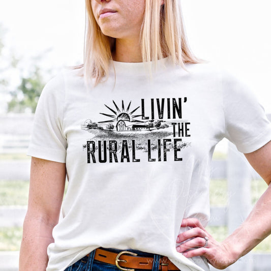 Livin' The Rural Life Graphic Tee - MyDiscoveryRoom