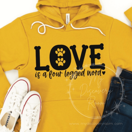 Love Is A Four Legged Word Graphic Tee - MyDiscoveryRoom