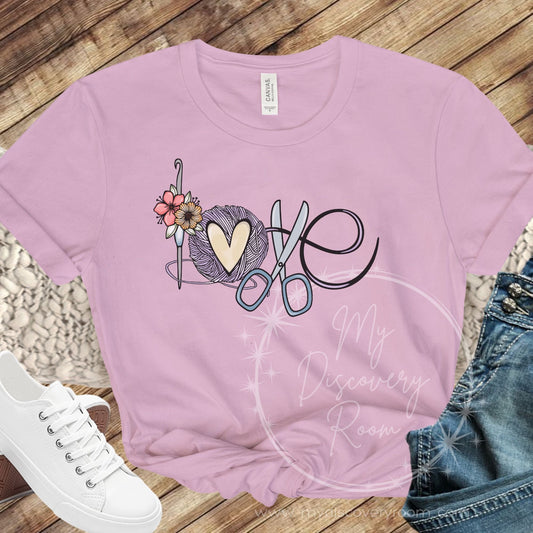 Love Yarn Graphic Tee - MyDiscoveryRoom