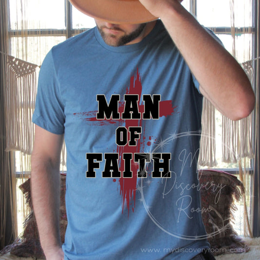 Man Of Faith Graphic Tee - MyDiscoveryRoom