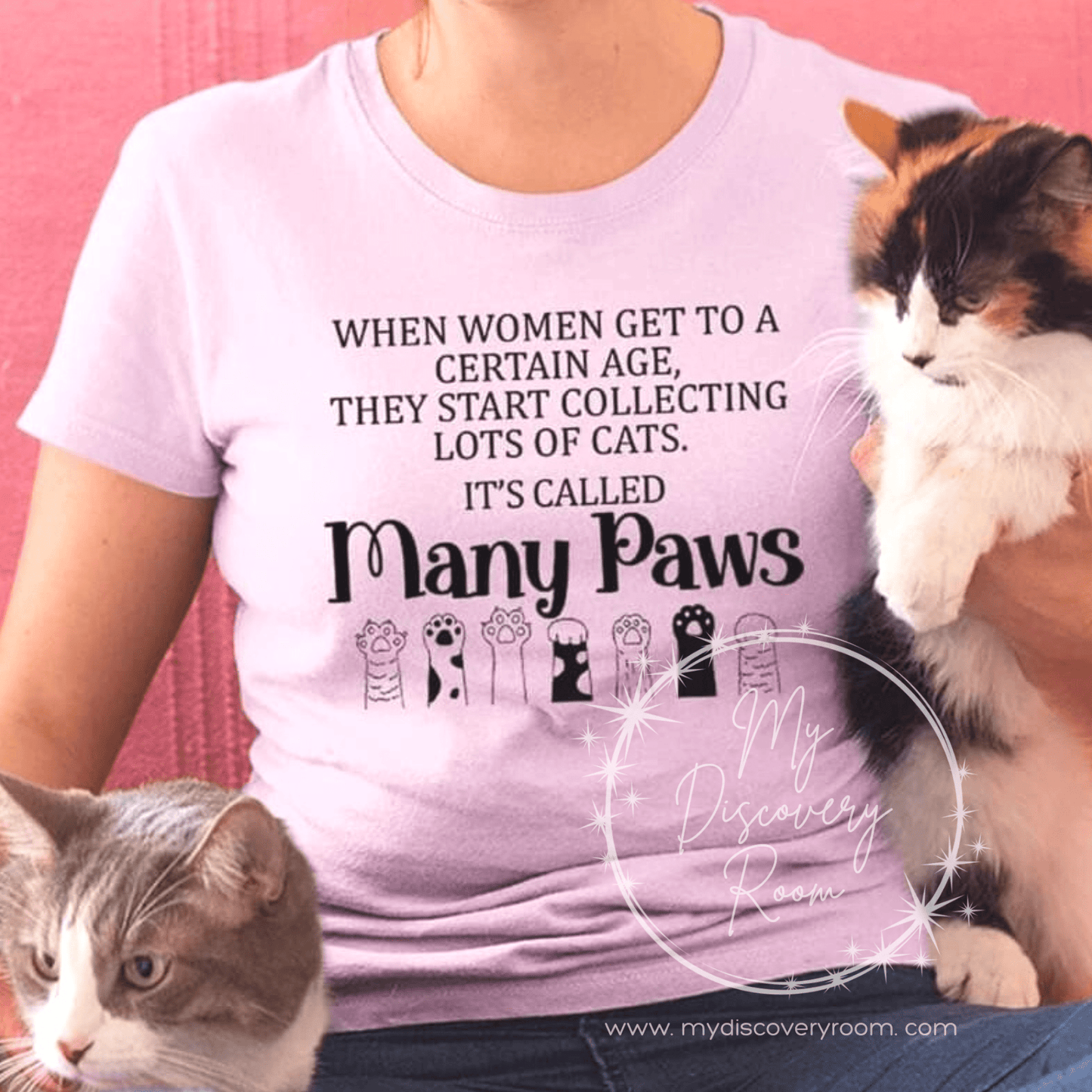 Many Paws Graphic Tee - MyDiscoveryRoom