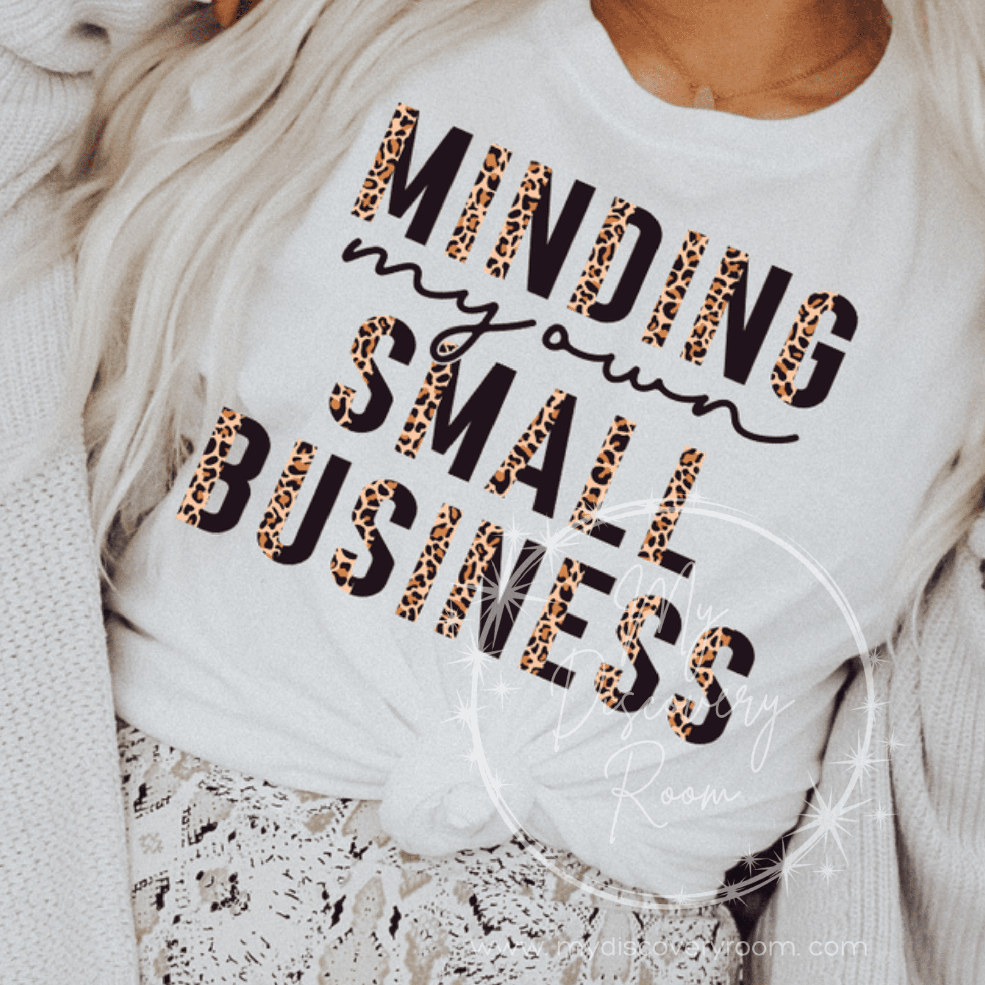 Minding My Own Small Business Graphic Tee - MyDiscoveryRoom