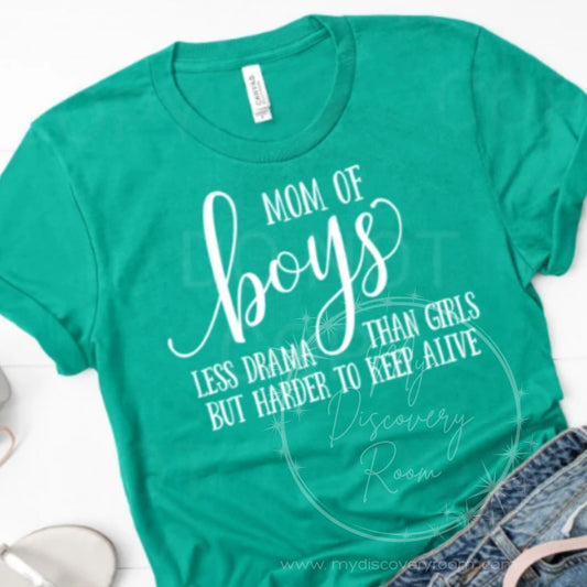 Mom of Boys Graphic Tee - MyDiscoveryRoom