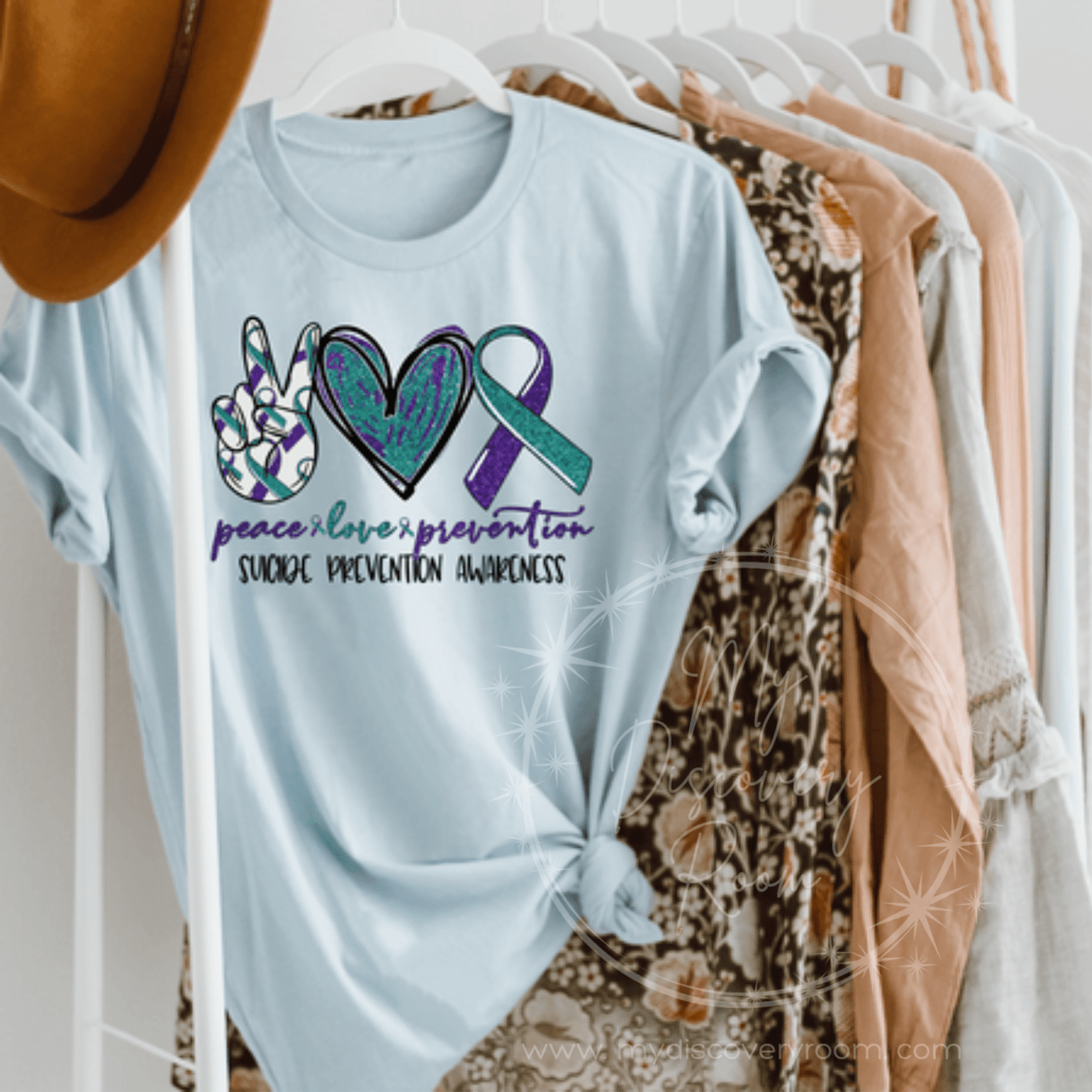 National Suicide Prevention Awareness Graphic Tee - MyDiscoveryRoom
