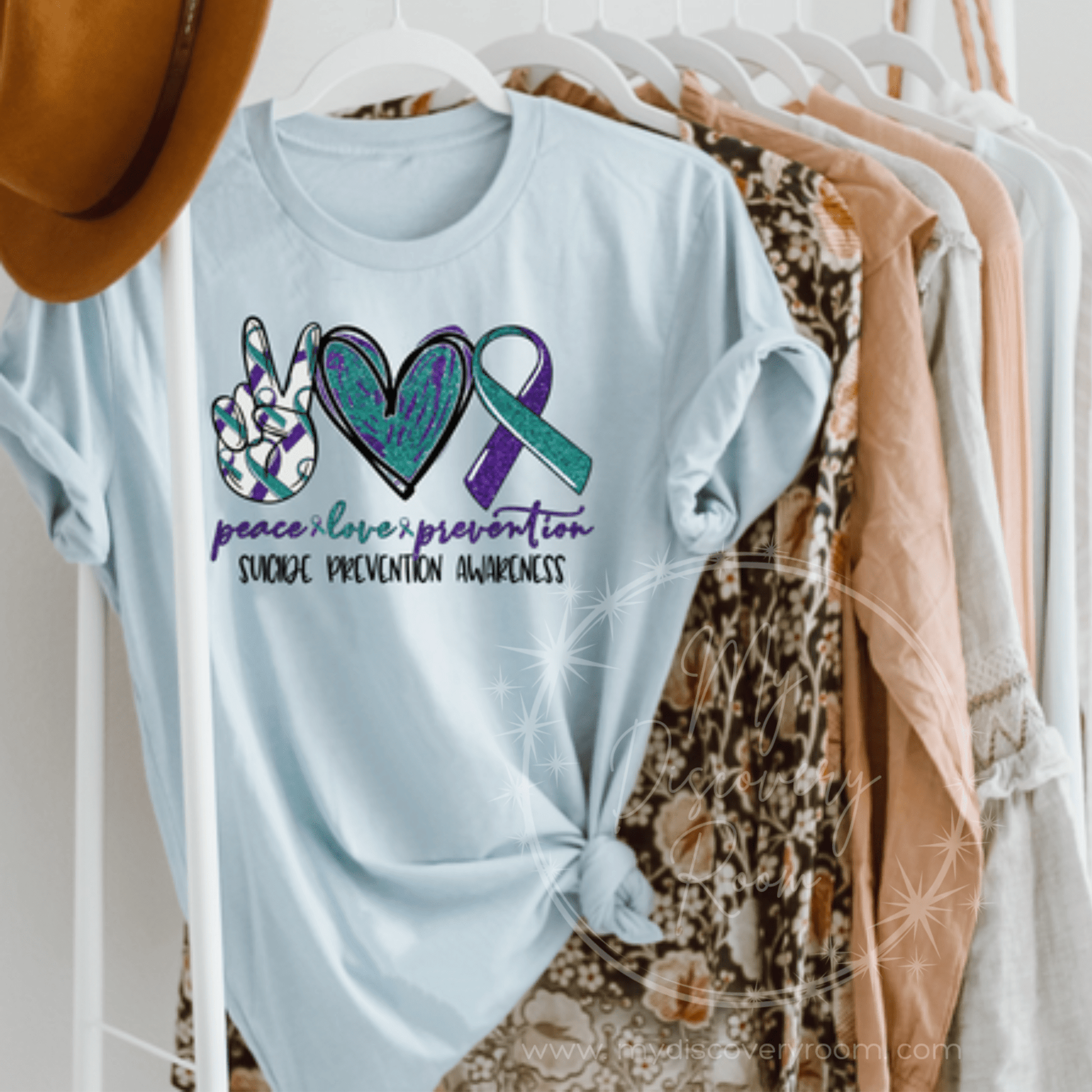 National Suicide Prevention Awareness Graphic Tee - MyDiscoveryRoom