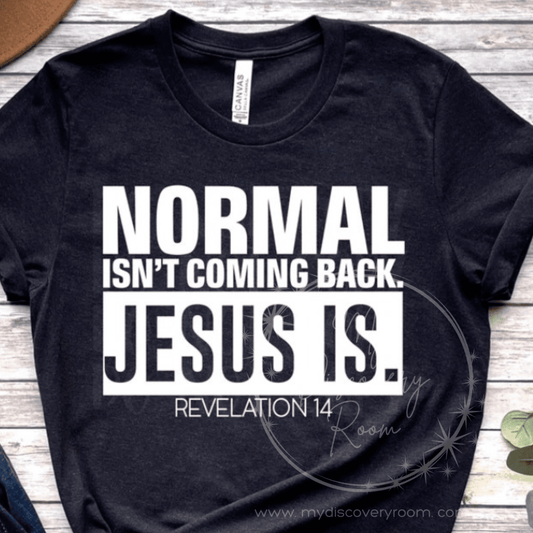 Normal Isn't Coming Back, But Jesus Is Graphic Tee - MyDiscoveryRoom
