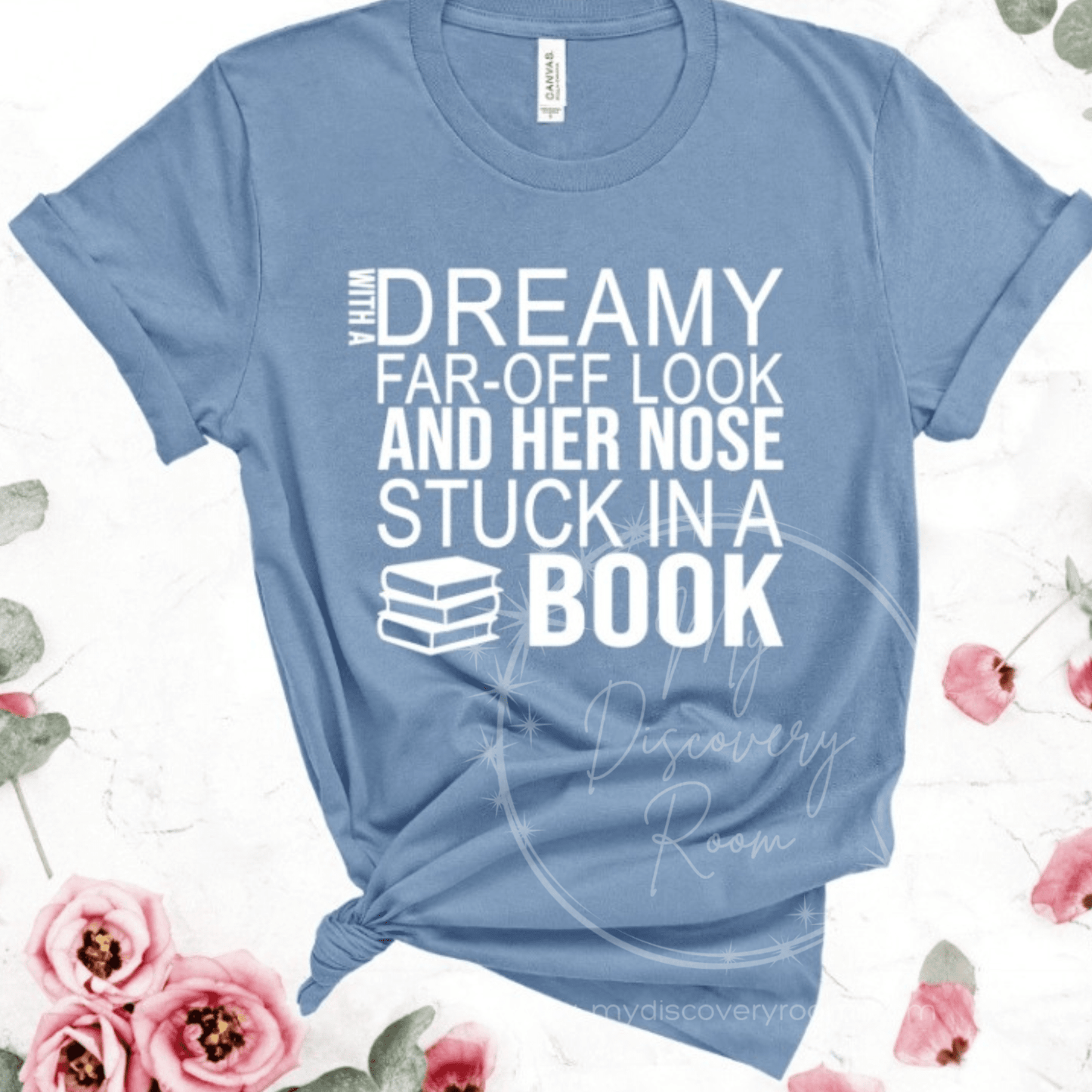 Nose Stuck In A Book Graphic Tee - MyDiscoveryRoom