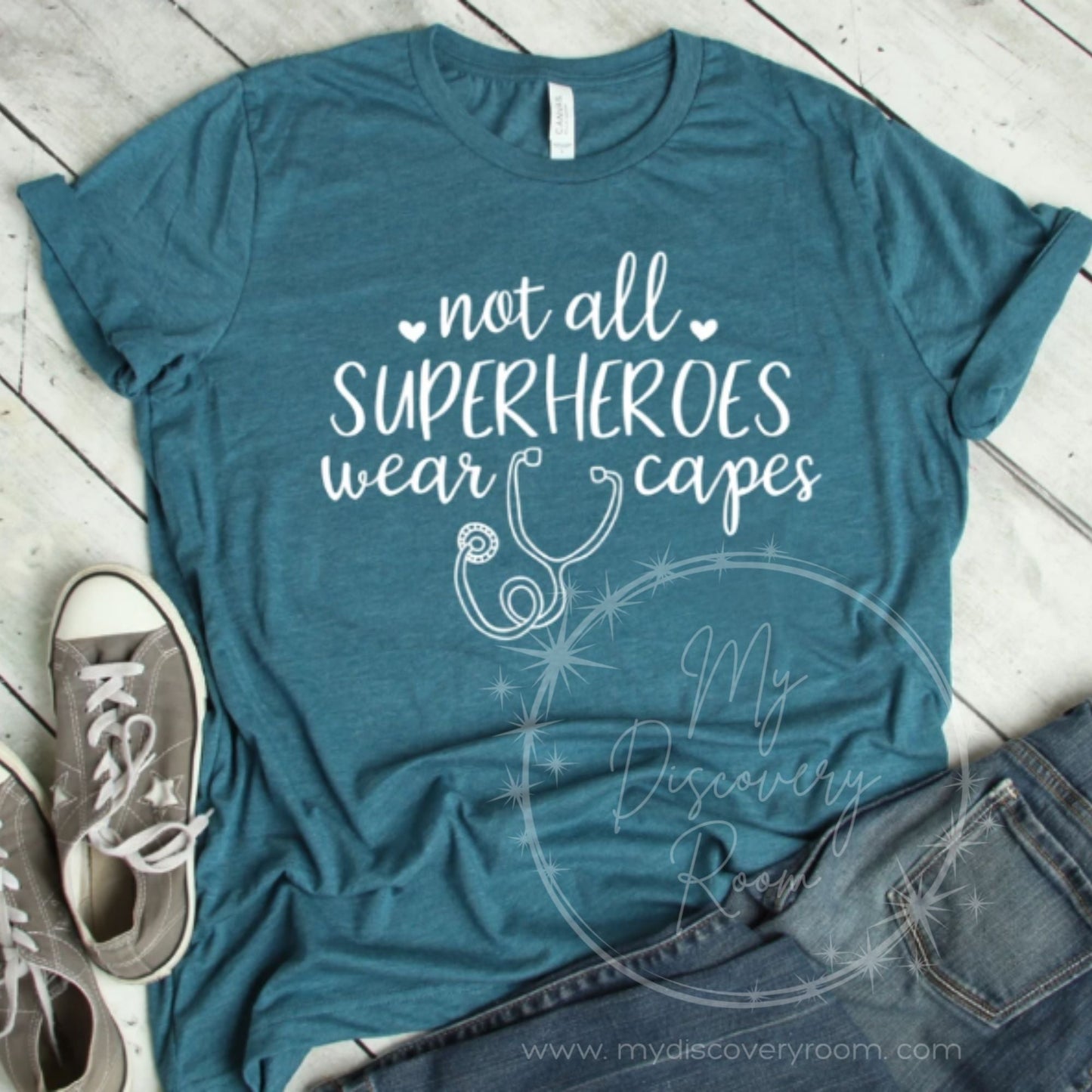 Not All Superheroes Wear Capes Graphic Tee - MyDiscoveryRoom