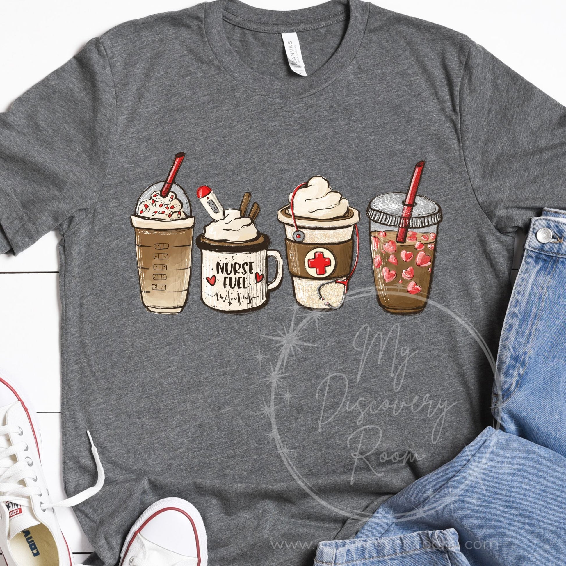Nurse Fuel Graphic Tee - MyDiscoveryRoom