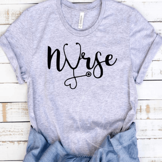 Nurse w/Stethescope Graphic Tee - MyDiscoveryRoom