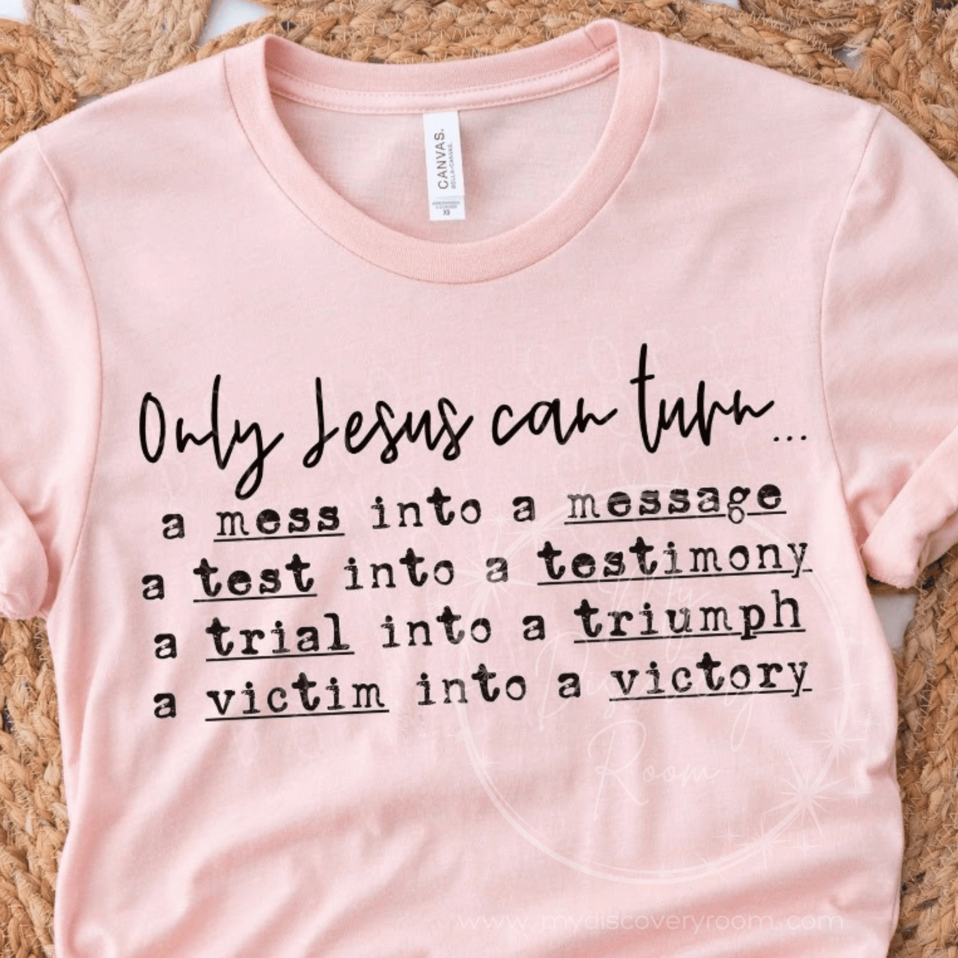 Only Jesus Can Turn... Graphic Tee - MyDiscoveryRoom