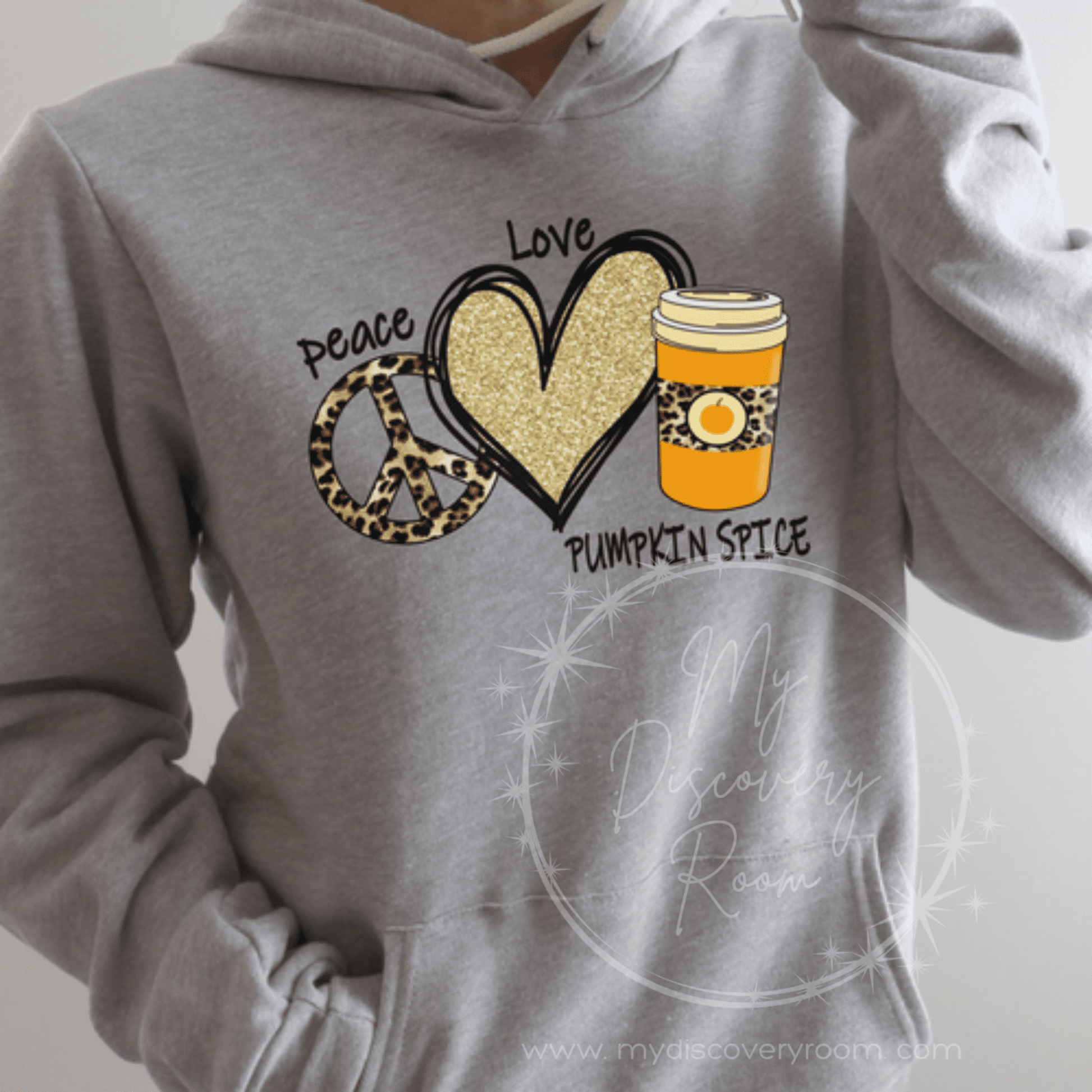 Peace Love Pumpkin Spice Graphic Tee - MyDiscoveryRoom