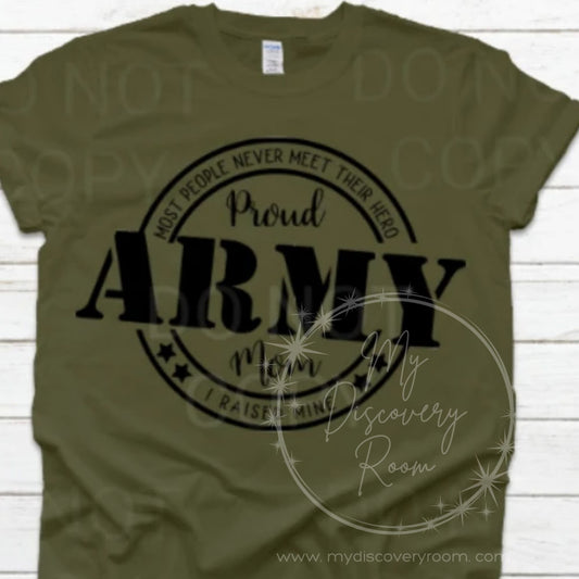 Proud Army Mom Graphic Tee - MyDiscoveryRoom