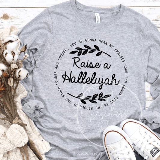 Raise A Hallelujah Graphic Tee - MyDiscoveryRoom