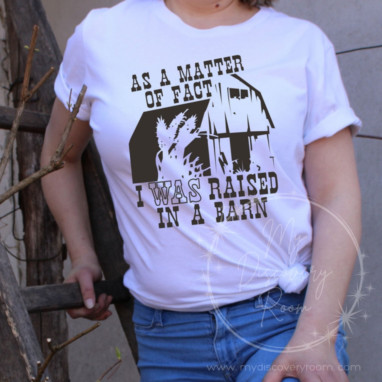 Raised in a Barn Graphic Tee - MyDiscoveryRoom