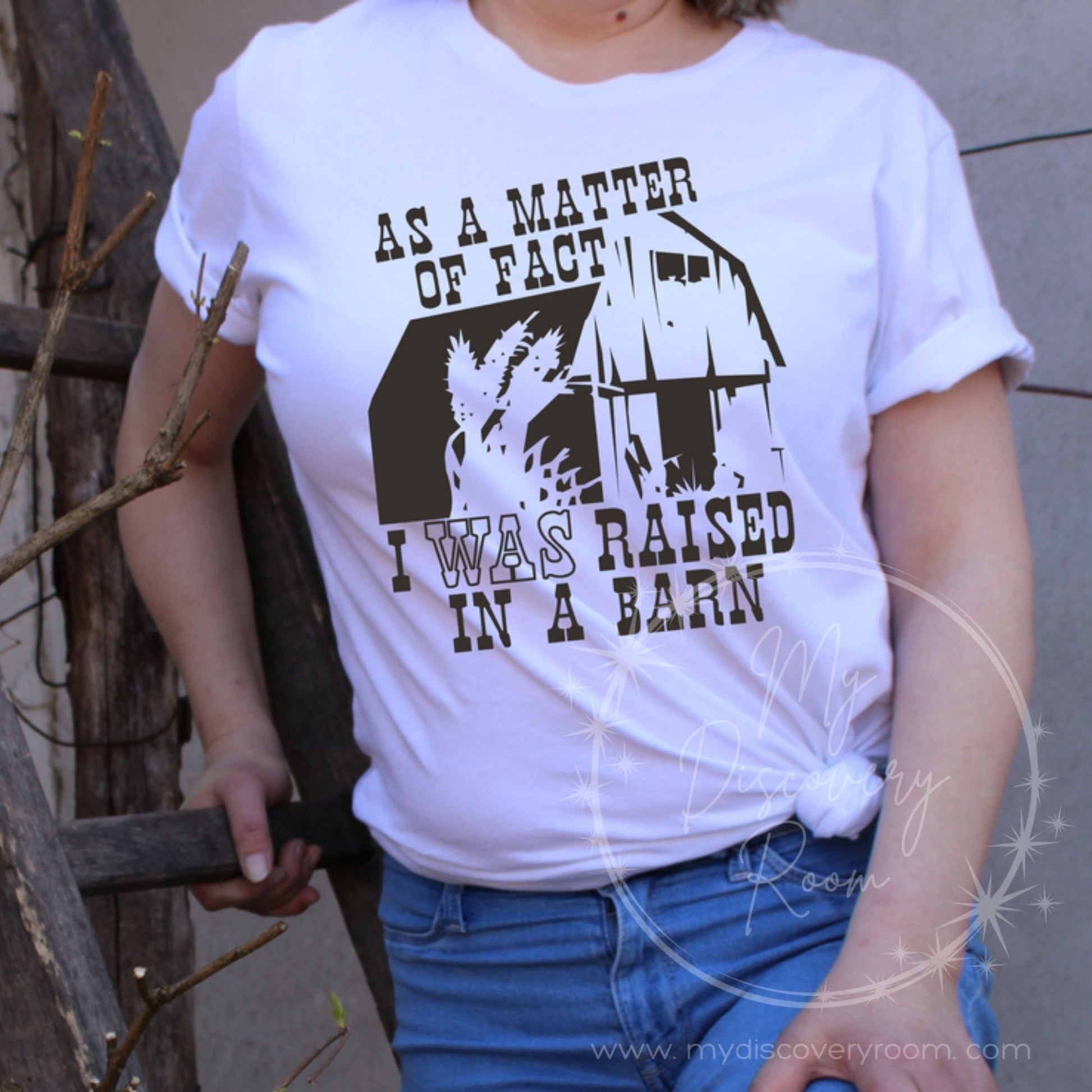 Raised in a Barn Graphic Tee - MyDiscoveryRoom