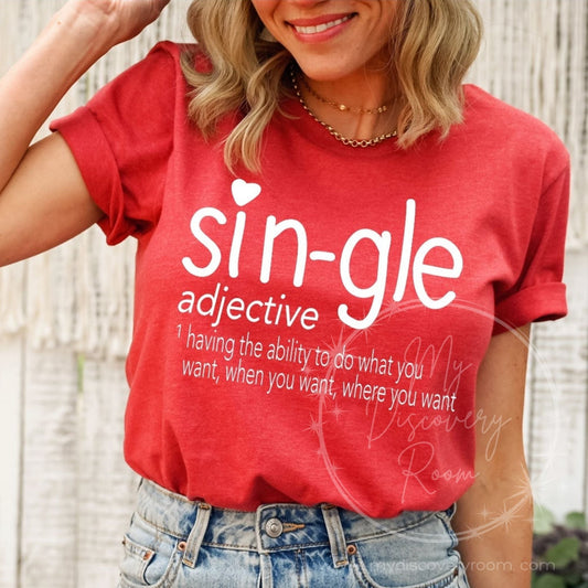 Sin - gle Definition Graphic Tee - MyDiscoveryRoom