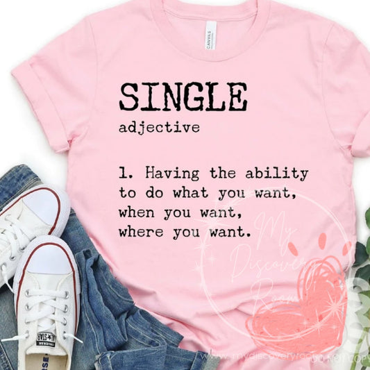 Single Definition Typewriter Font Graphic Tee - MyDiscoveryRoom