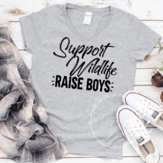 Support Wildlife Raise Boys Graphic Tee - MyDiscoveryRoom