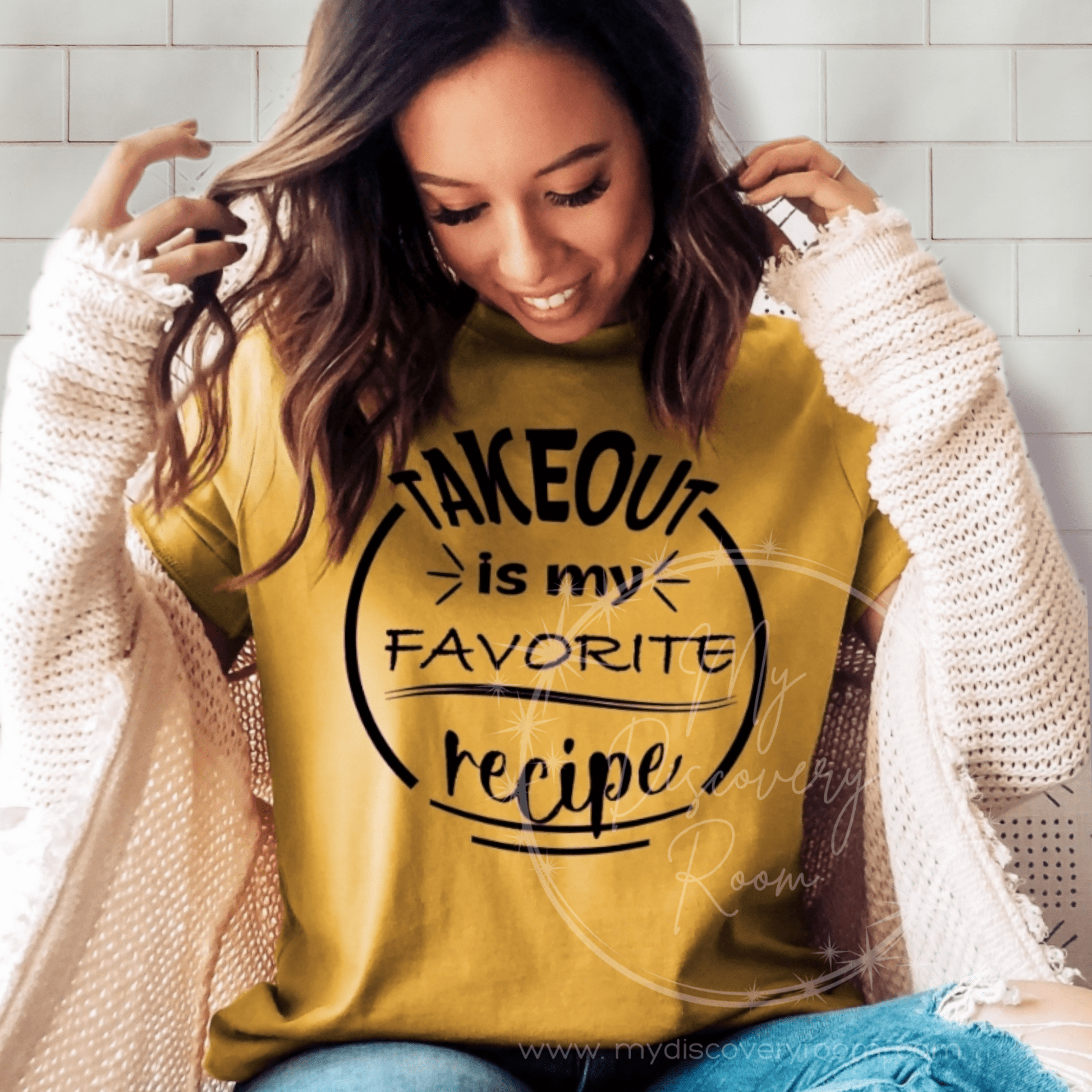 Takeout Is My Favorite Recipe Graphic Tee - MyDiscoveryRoom