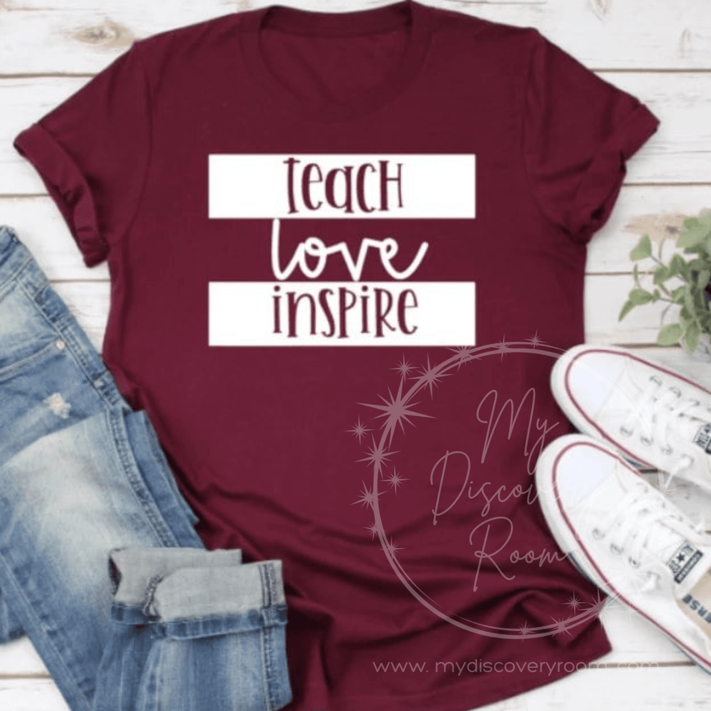 Teach Love Inspire Graphic Tee - MyDiscoveryRoom
