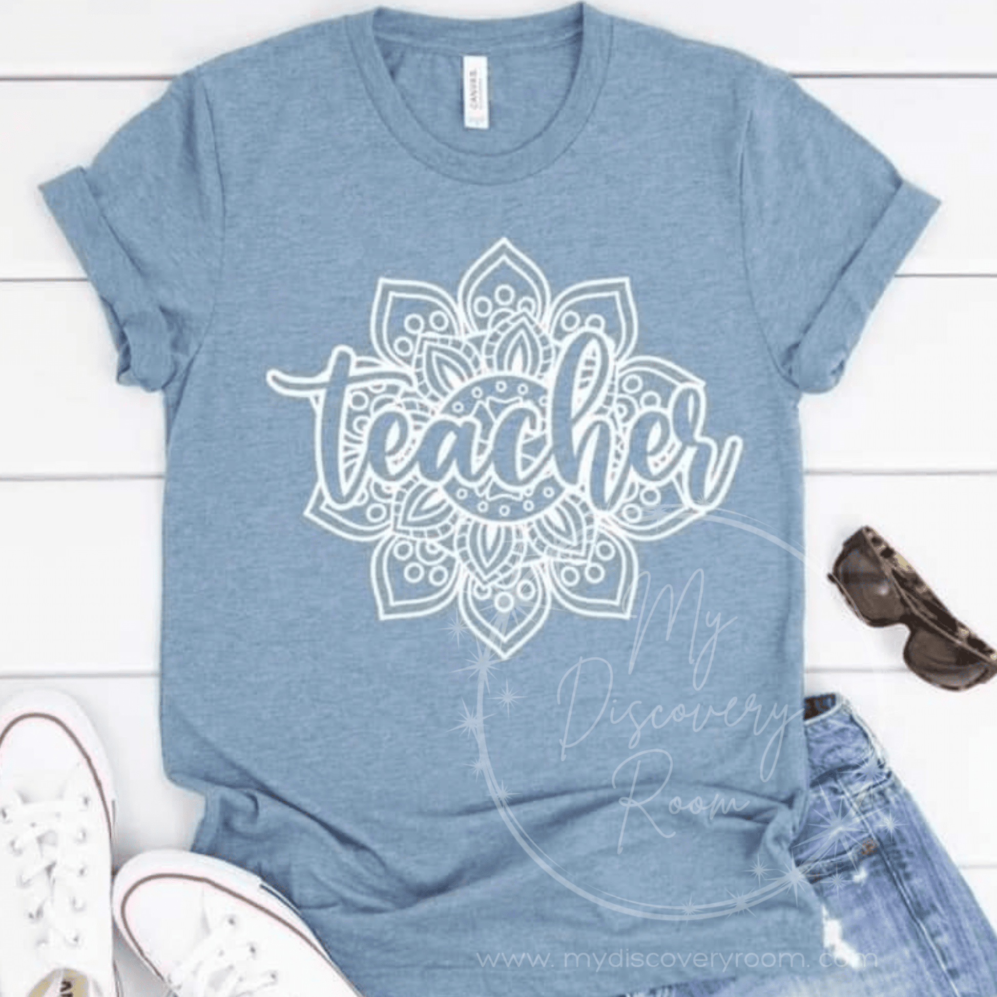 Teacher Mandala Graphic Tee - MyDiscoveryRoom