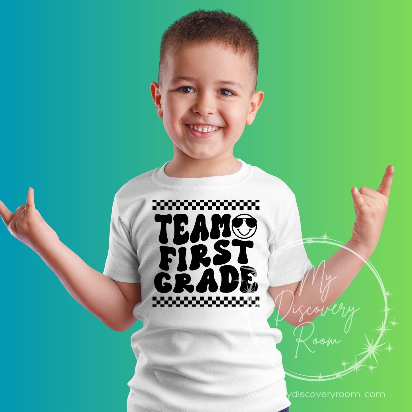 Team Grade Level Black Ink Graphic Tee - MyDiscoveryRoom