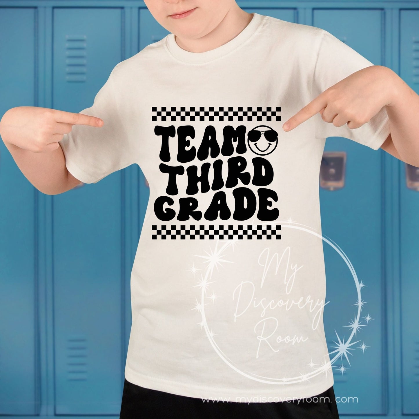 Team Grade Level Black Ink Graphic Tee - MyDiscoveryRoom