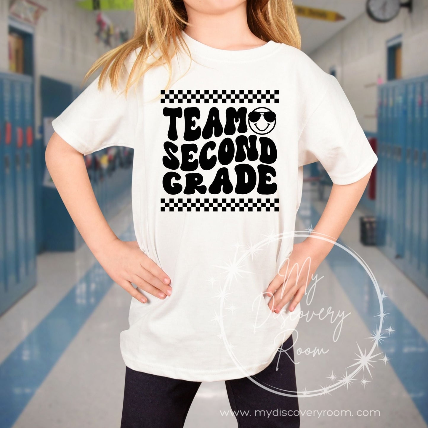 Team Grade Level Black Ink Graphic Tee - MyDiscoveryRoom