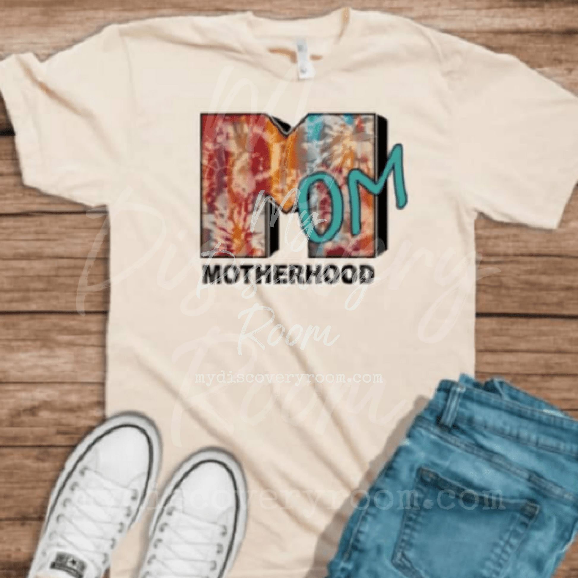Tie - dye Mom Logo Graphic Tee - MyDiscoveryRoom