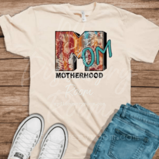 Tie - dye Mom Logo Graphic Tee - MyDiscoveryRoom